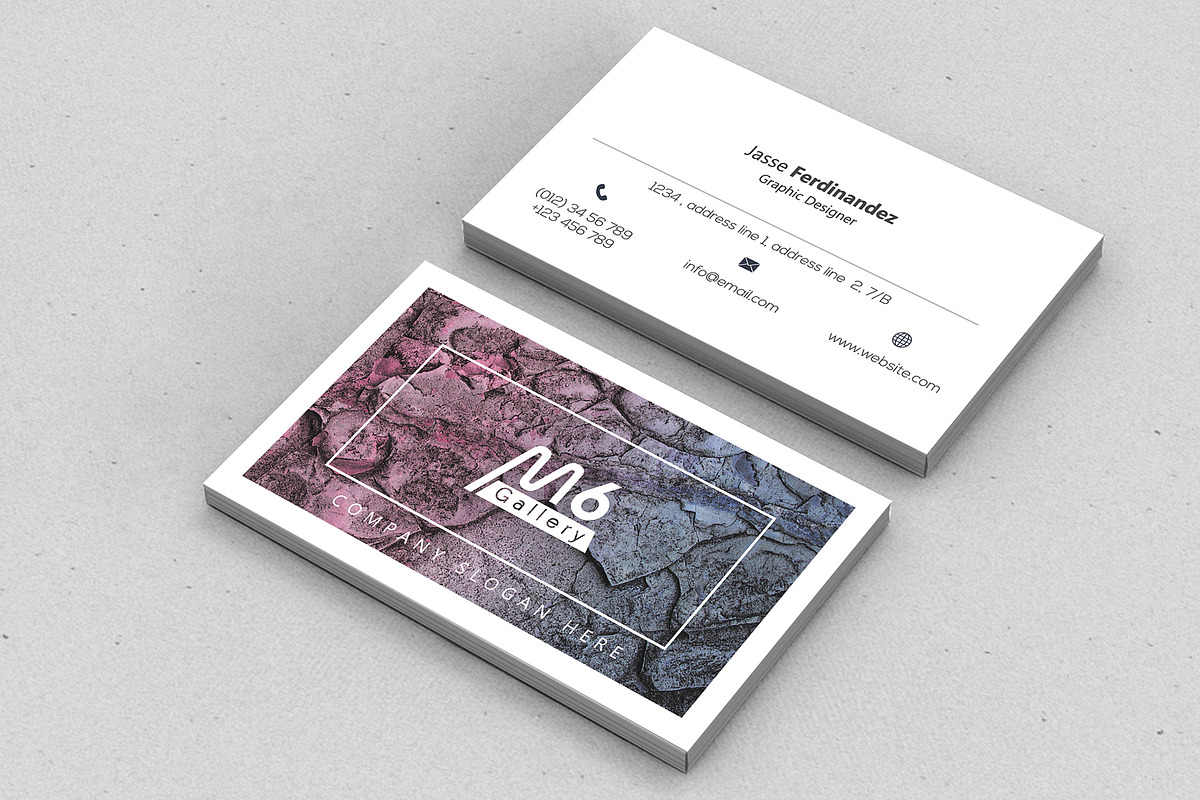 Unique 50 Business Card Bundle, a Business Card Template by M6 Gallery (Photo 96 of 151)
