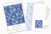 Hampton Blue Birdy Pattern, seamless, a Pattern Graphic by swiejko (Thumbnail 9 of 9)