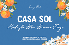 Casa Sol – Mediterranean Font Duo