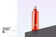 Plastic Bottle with Pump Mockup, a Packaging Mockup by Reformer Mockup (Thumbnail 1 of 6)