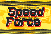 Speed Force - Sport Font