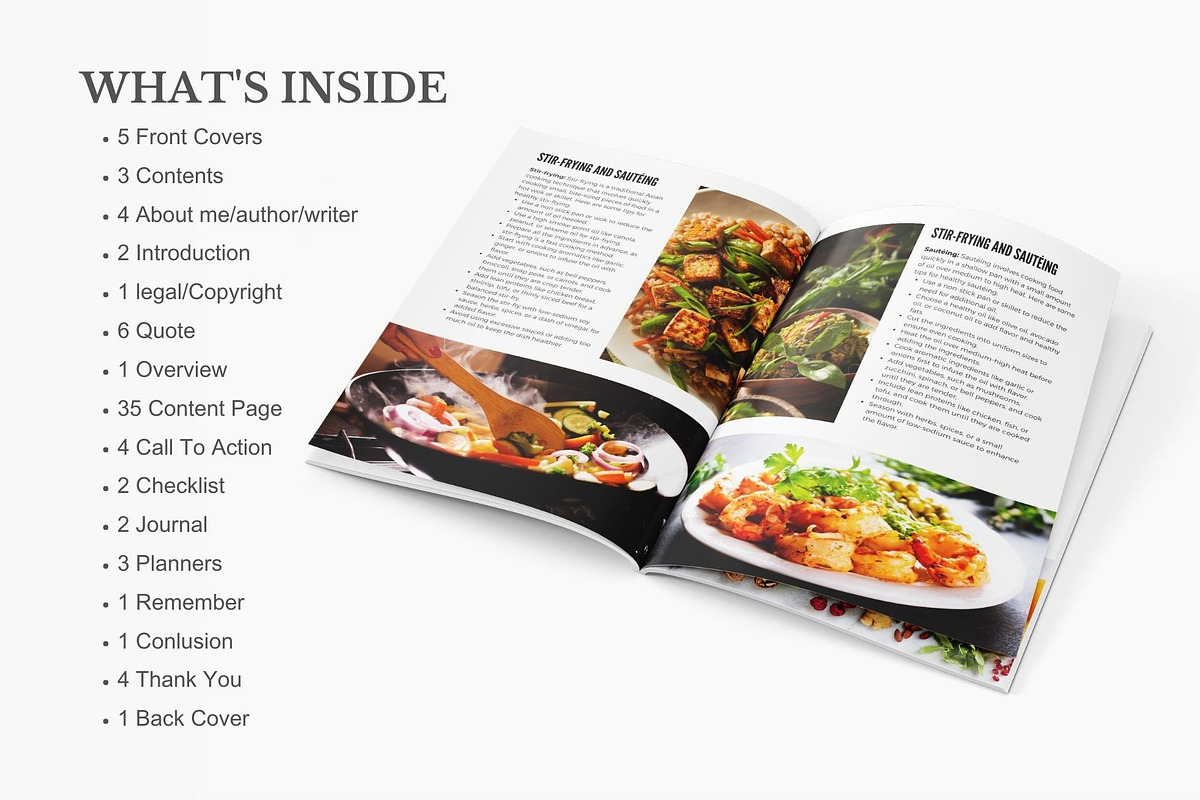 Canva Healthy Cookie E-Book Template, a Templates & Theme by Raytas Studio (Photo 2 of 12)