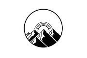 Mountain Sunrise Circle Bundle, an Illustration by Designs_River (Thumbnail 28 of 31)