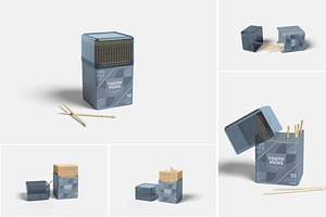 Toothpicks Mockup, a Product Mockup by Indah