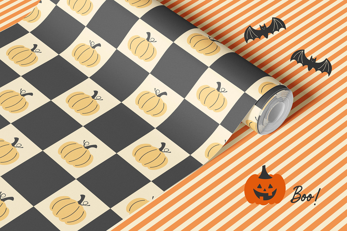 50 Halloween seamless patterns, a Pattern Graphic by EltaMaxArt (Photo 12 of 15)