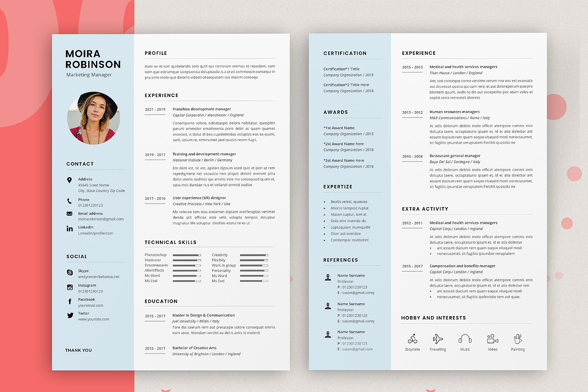 Resume Template for Word, a Resume Template by Astut (Photo 4 of 5)