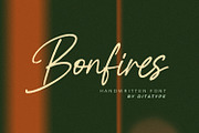 Bonfires, a Script Font by Ditatype (Thumbnail 1 of 10)