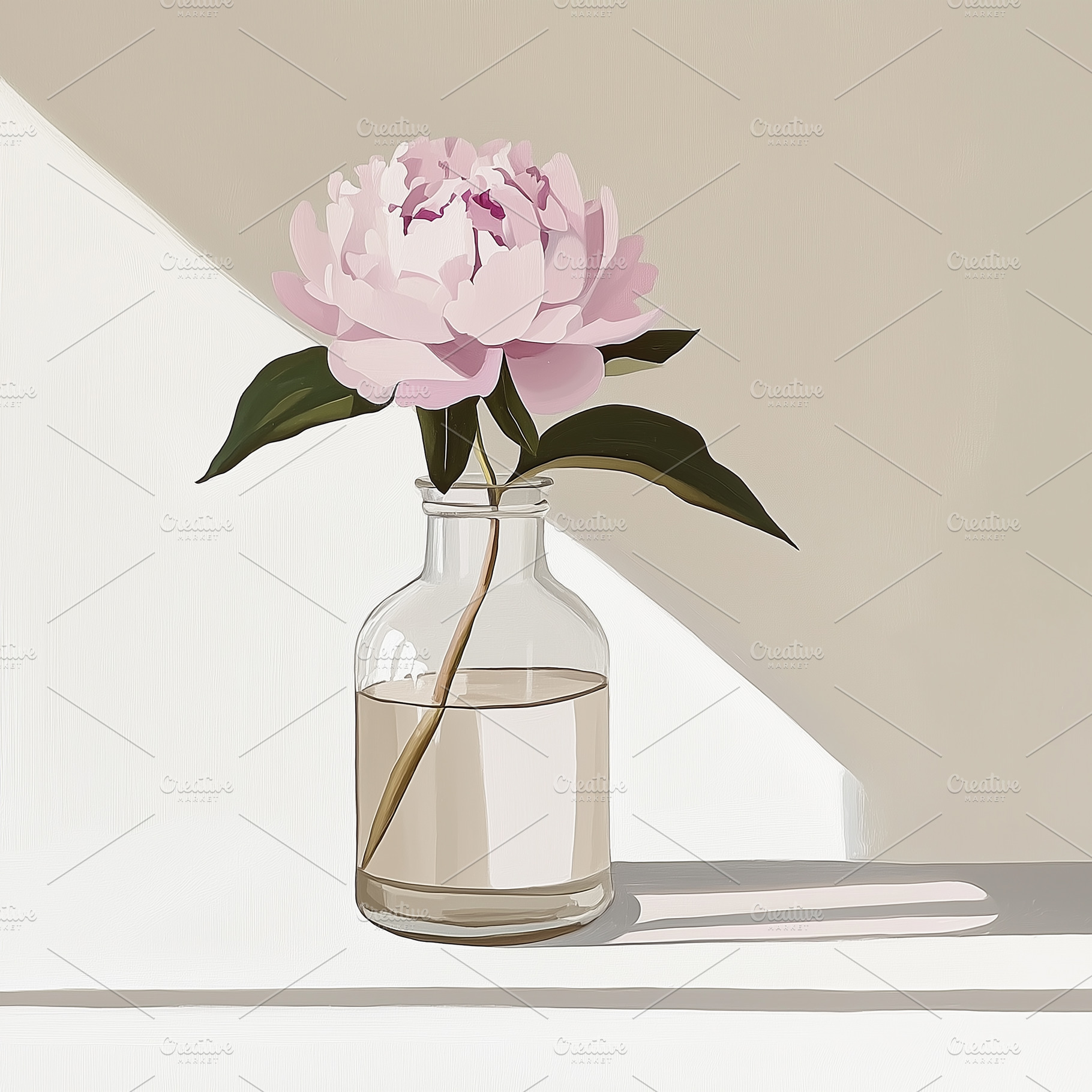 An illustration in watercolor, an Abstract Photo by Imaginarium