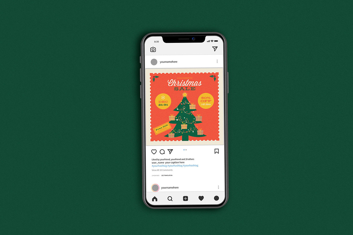 Christmas Tree Sale, a Flyer Template by Me55enjah Design (Photo 3 of 4)