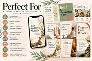 Holistic Wellness IG Canva Template, a Social Media Template by Daffodil Dream Studio (Thumbnail 3 of 3)