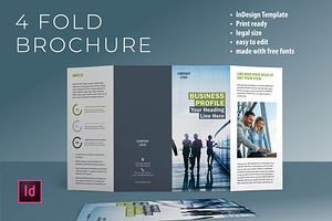 Four Fold Brochure Layout