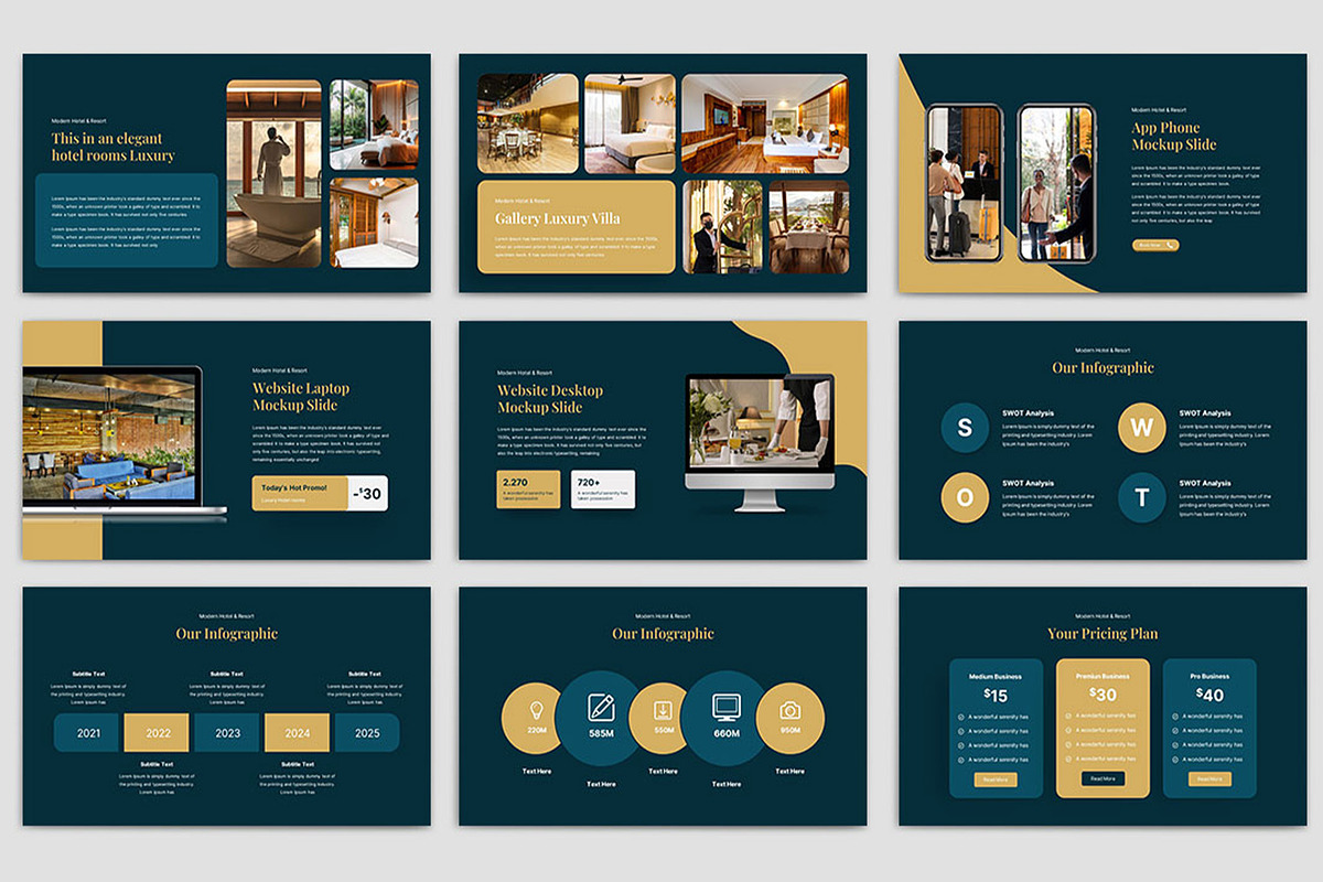 Coastal Presentation Template, a Presentation Template by TypeMakers (Photo 2 of 5)