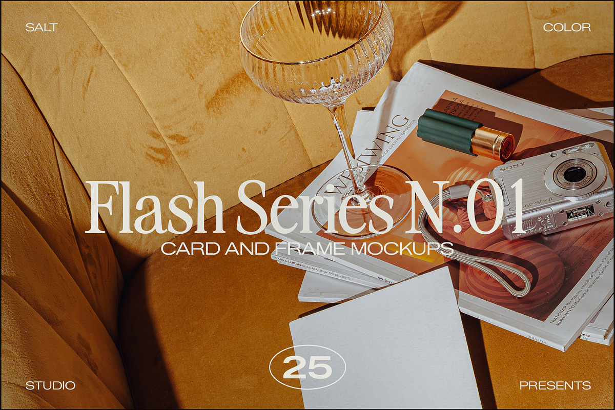 Flash Series N.01 - 25 Card Mockups, a Product Mockup by Salt Color Studio (Photo 1 of 17)