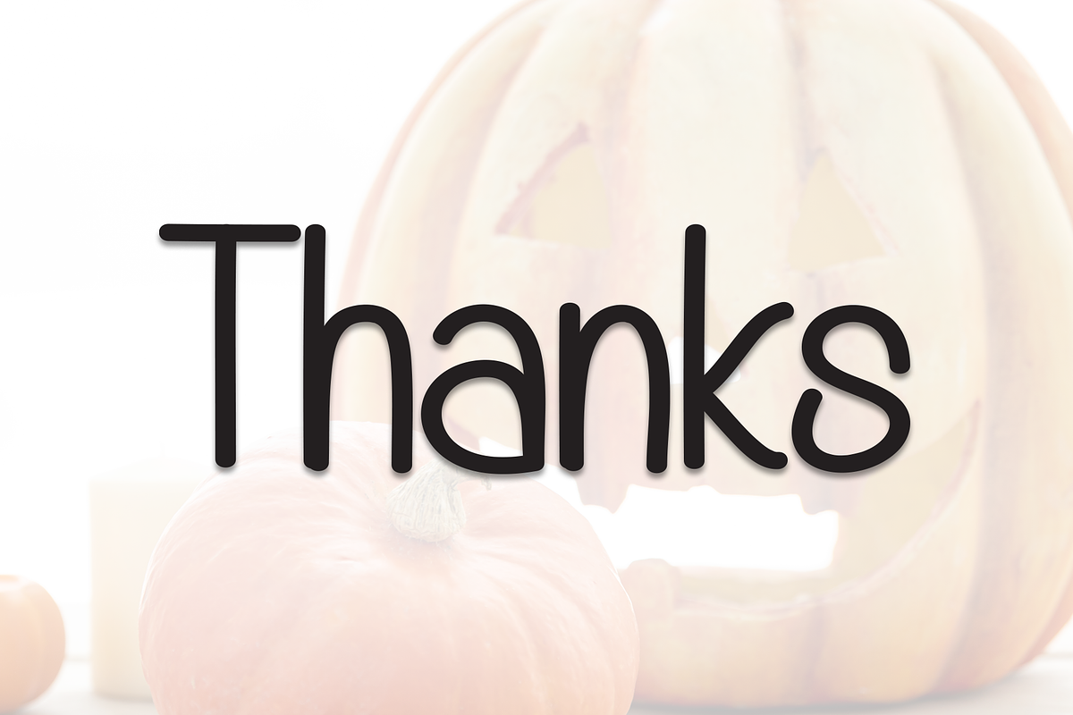 Pumpkin Halloween | Script Font, a Script Font by Scratchones (Photo 8 of 8)