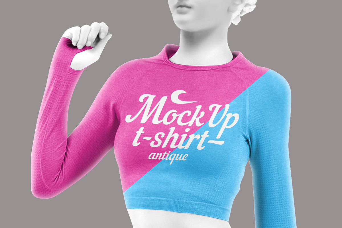 Mockup T-shirt Antique #3, a Shirt Mockup by Sergey Serebrennikov (Photo 6 of 6)