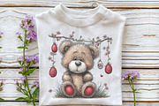 Whimsical Easter Teddy Bear Clipart, an Illustration by OK Design (Thumbnail 5 of 6)