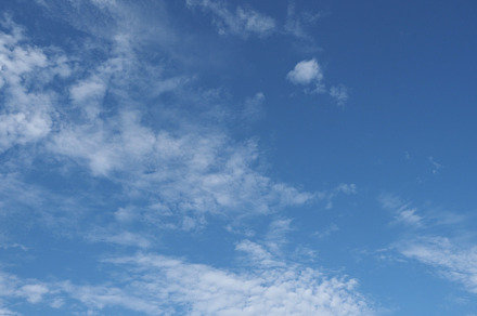 blue sky cloudscape background