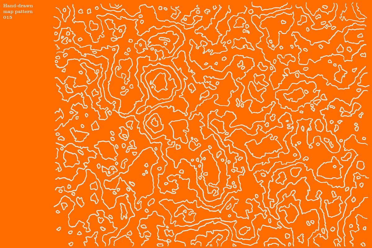 The Shop | Hand-drawn vector map patterns