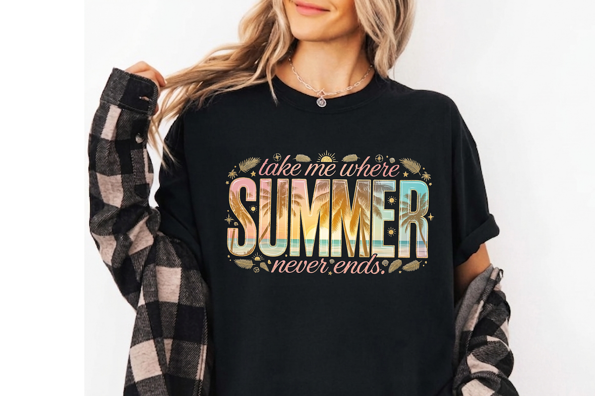 Take Me Where Summer Never Ends PNG,, a Graphic by Vector Portal (Photo 3 of 6)