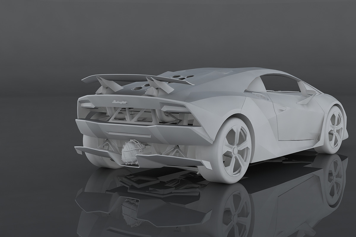 Lamborghini Sesto Elemento, a Cars & Vehicle 3D Model by valtriiu (Photo 11 of 12)