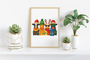 Cow Christmas PNG, an Illustration by Craft Nest (Thumbnail 4 of 6)