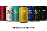 12oz-355ml Can Mockup, an Advertising Mockup by HexenDesigns (Thumbnail 5 of 7)