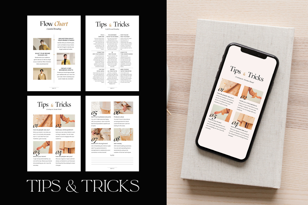 SALE Branding Workbook Creator CANVA, a Magazine Template by Eviory (Photo 35 of 43)