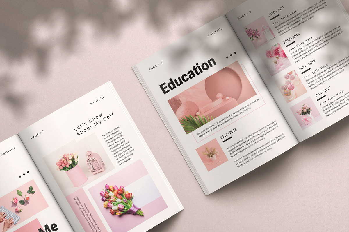 Portfolio Layout Template, a Brochure Template by RsmBoutique2021 (Photo 2 of 5)