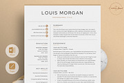 Resume/CV - The Louis, a Resume Template by CreativeLandStudio (Thumbnail 1 of 10)