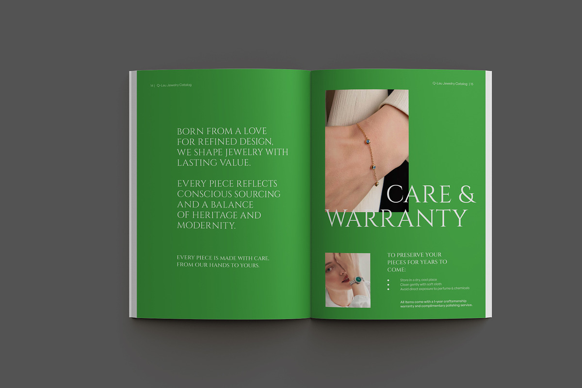 Simple Jewellery Catalog, a Brochure Template by Neermana (Photo 9 of 10)