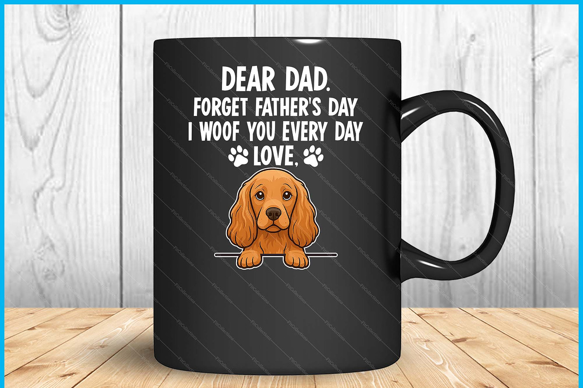 Father's Day I Woof Every Day SVG, a Graphic by Creativeusart (Photo 2 of 4)
