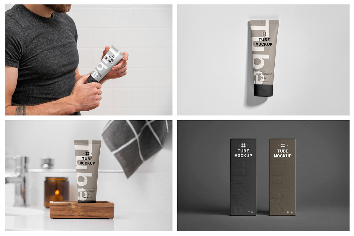 Cosmetic Box and Tube Mockups, a Packaging Mockup by Mr.Mockup™ (Photo 8 of 10)