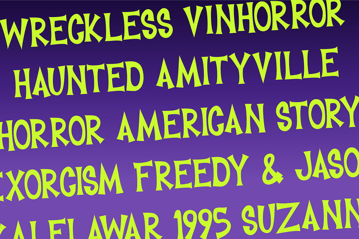 Screamy - Spooky Halloween Font, a Blackletter Font by StringLabs (Photo 3 of 5)
