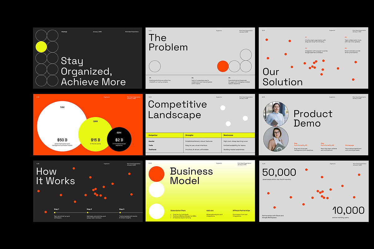 SkyLens SaaS Pitch Deck Keynote, a Templates & Theme by Neermana (Photo 2 of 4)