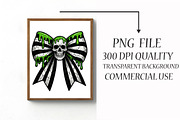 Striped Halloween Coquette Bows PNG, an Illustration by Libby Wishes (Thumbnail 2 of 6)