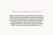 Good Vibe Quotes, a Social Media Template by marmaries (Thumbnail 2 of 9)