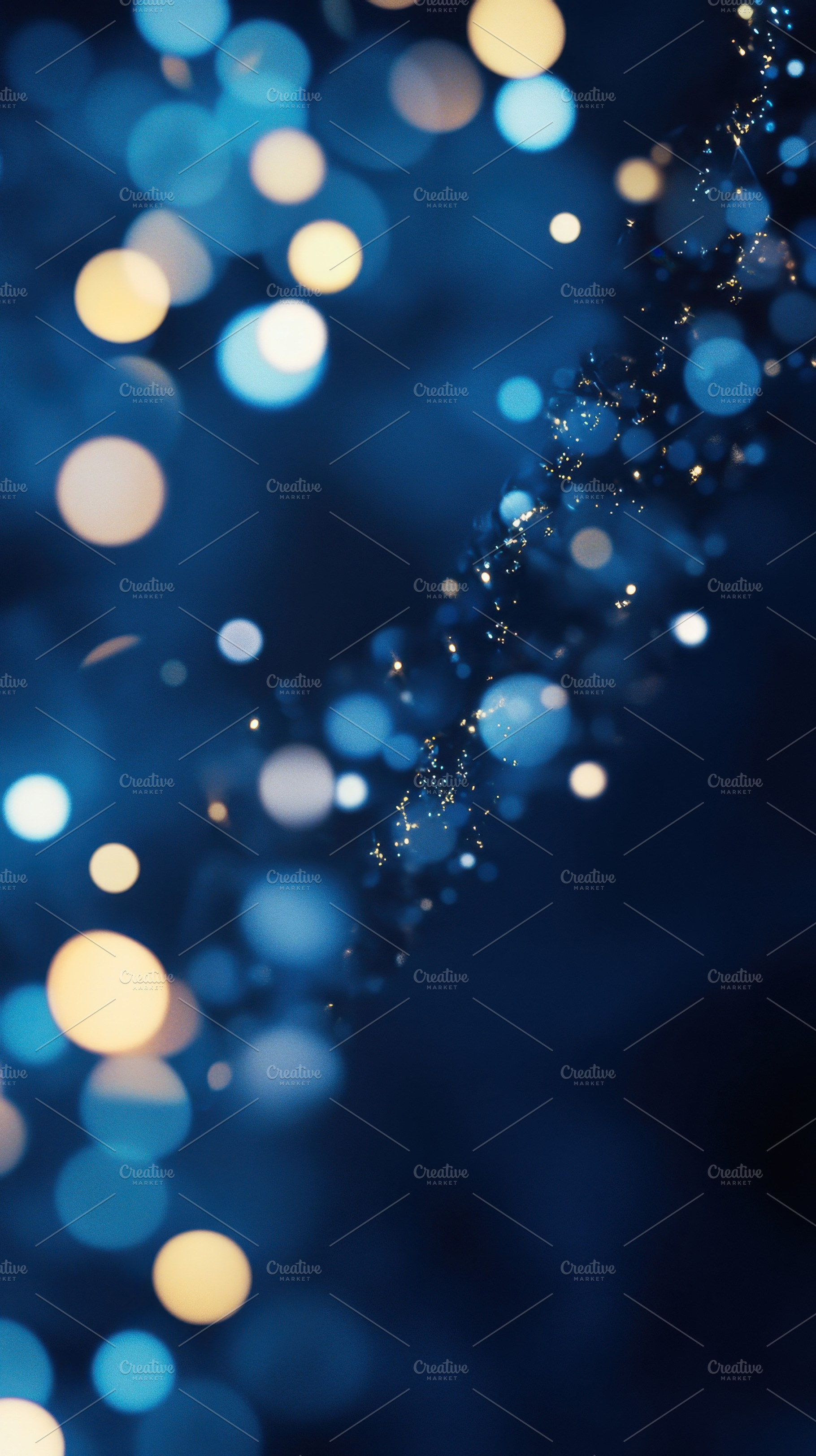 Nights bright bokeh lights, a Photo by Beautiful things