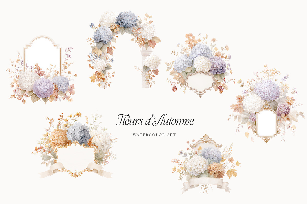 Vintage Floral Bundle, an Object Illustration by studioequinox (Photo 22 of 65)