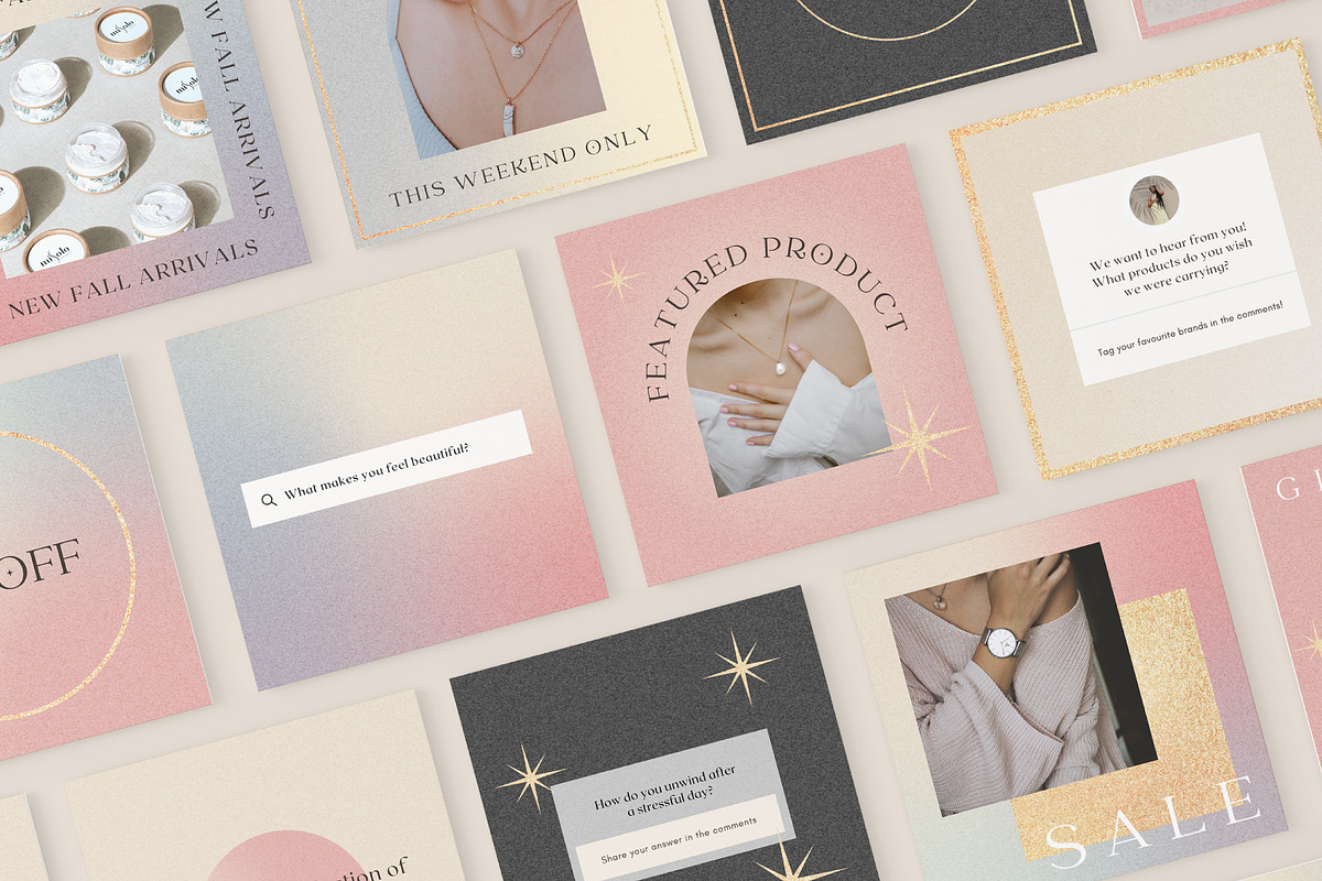 Small Business Instagram Templates, a Social Media Template by Galaxybomb (Photo 3 of 10)