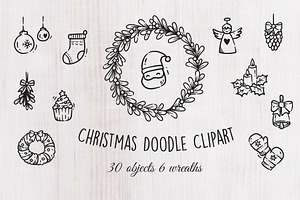 Christmas Doodle Objects