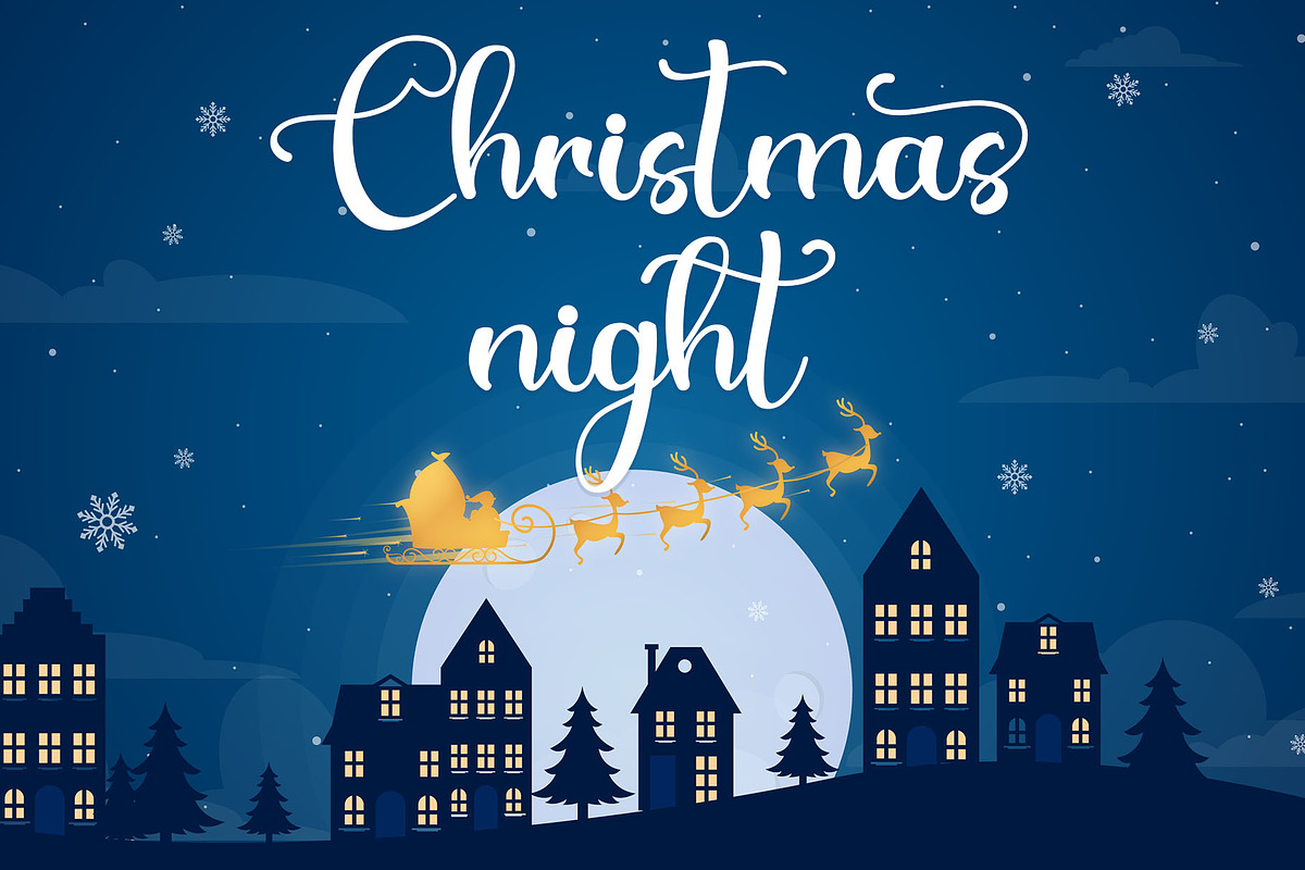 Christmas Bear - Modern Calligraphy, a Handwritten Font by alifryanzulfikar (Photo 6 of 10)