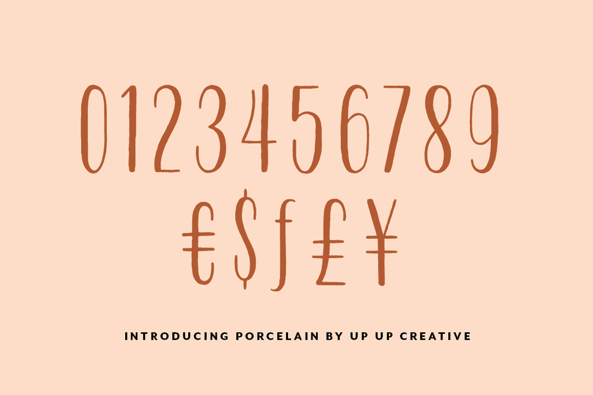 Porcelain Condensed Sans preview 6