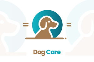 Dog Care Modern Vector Logo, a Branding & Logo Template by diaupplestudio