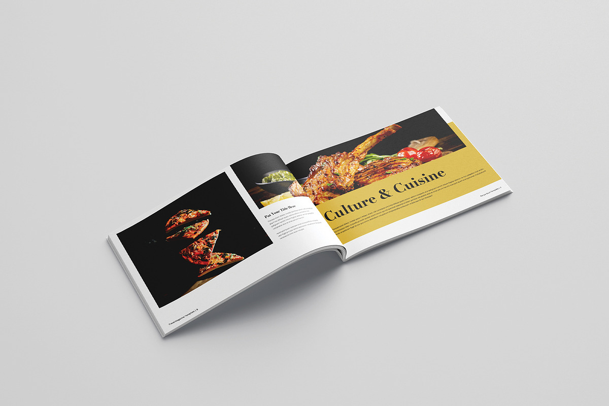 Travel Magazine Template Landscape preview 5