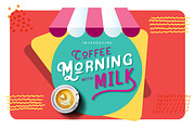 Coffee Morning with Milk, a Font by Me55enjah Design (Thumbnail 1 of 5)