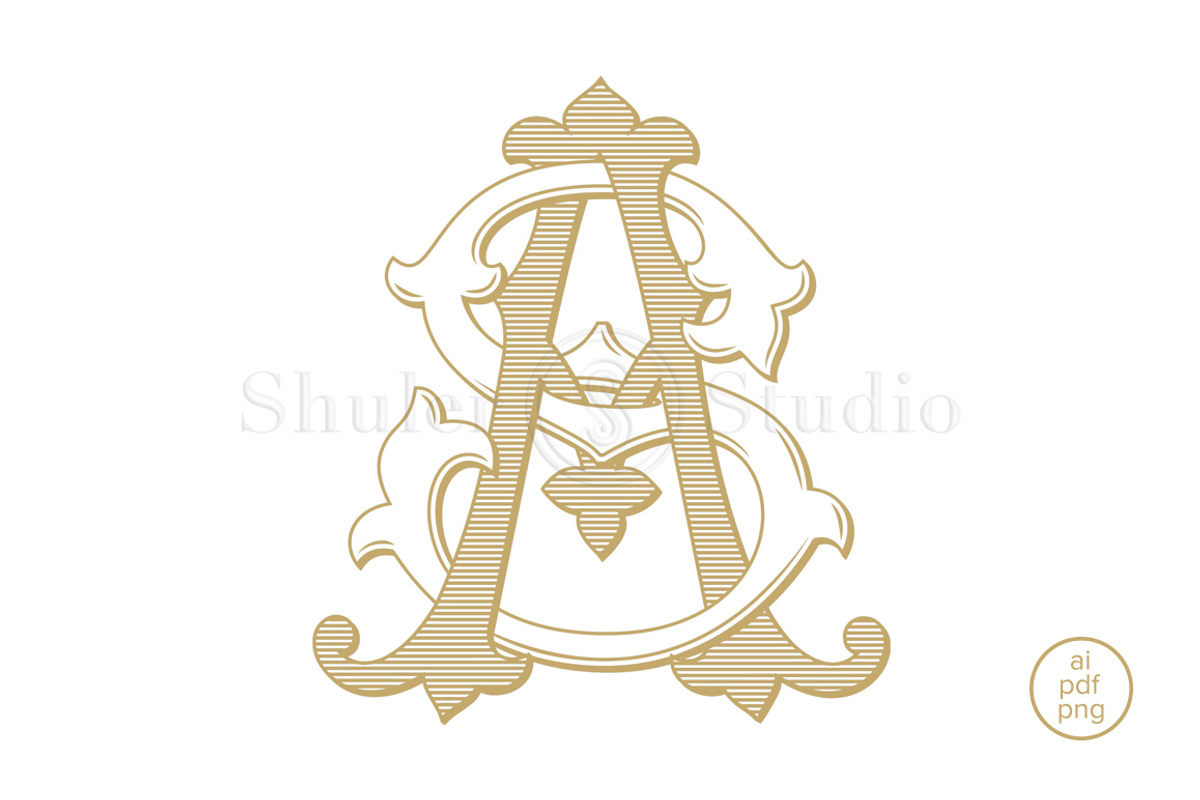 AS Monogram SA Monogram, an Illustration by Shuler Studio (Photo 2 of 6)