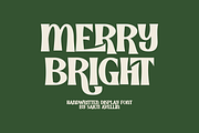 Merry Bright - Handwritten Display, a Handwritten Font by SaktiAvellin (Thumbnail 1 of 7)