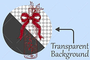 Watercolor Cozy Christmas Clipart, a Seasonal Illustration by Canvas Craft (Thumbnail 2 of 10)