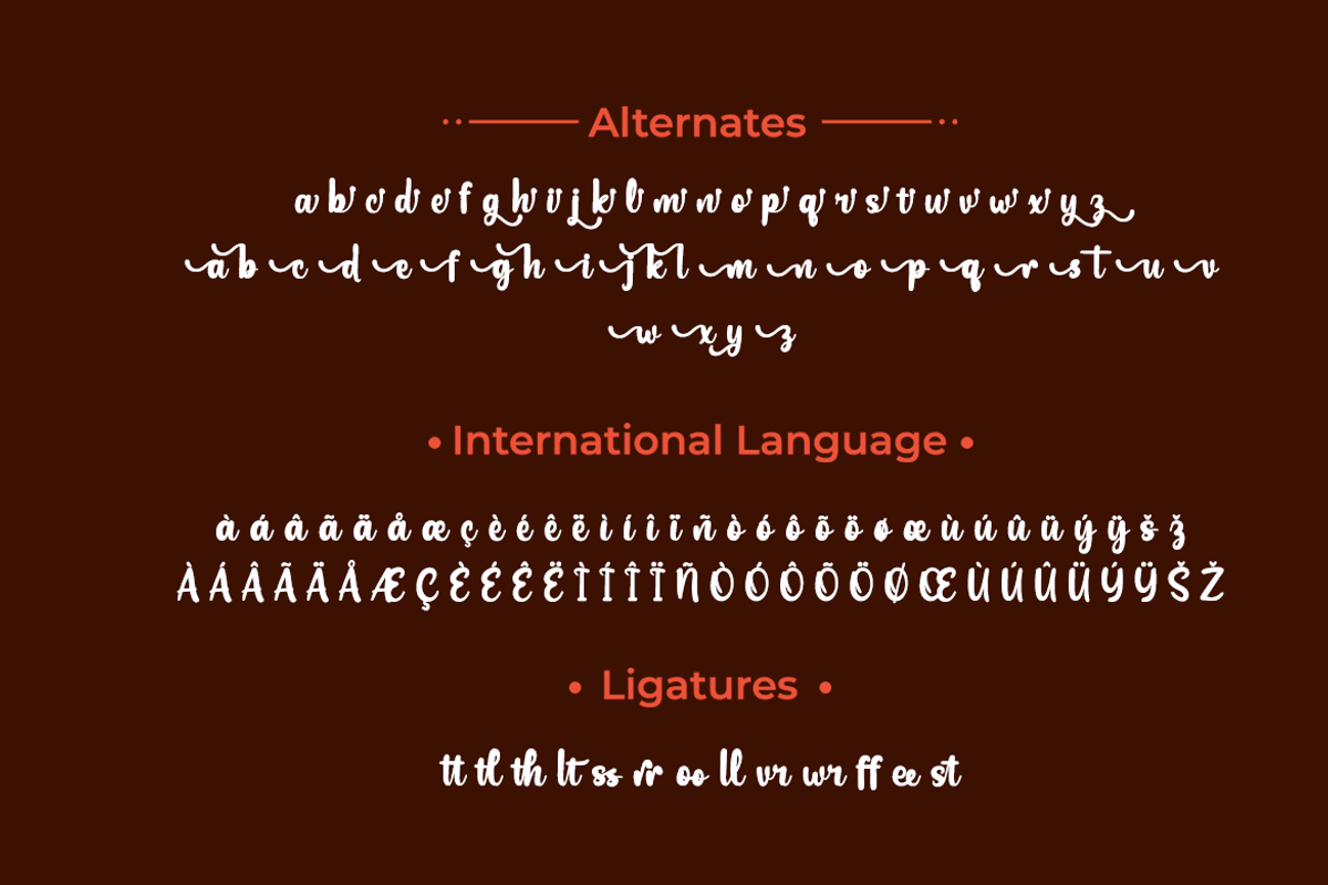 Rettyllda, a Script Font by twinstd (Photo 13 of 14)
