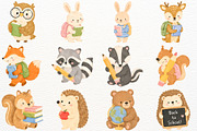 Forest School PNG Woodland Animals, an Animal Illustration by SugarCloudStudioArt (Thumbnail 3 of 7)